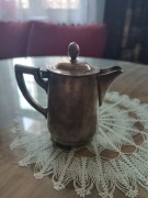 Przedwojenny platerowany mlecznik Wellner Soehne