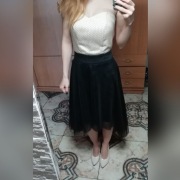 Biało-czarna sukienka