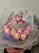 Bukiet mydlane róże