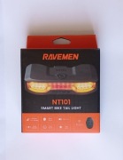 Ravemen NT101 tylna lampka rowerowa, sygnał dźwiękowy, kierunkowskazy 