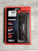 Pamięć RAM patriot 8gm 1600mhz viper