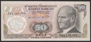 Turcja 50 lirasi 1970 - stan bankowy UNC