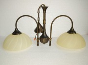 Piękny, mosiądzowy żyrandol