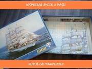 Puzzle 1000 Sea Cloud Navigare stary trefl KOMPLET