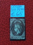 Znaczek pocztowy Ceylon 1863