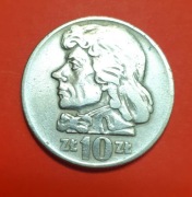 Moneta 10 zł  1960 rok Tadeusz Kościuszko