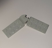 Lego 3639 3640  szary old gray