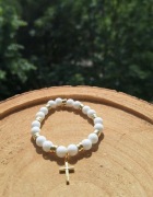 Bransoletka z onyksem i hematytem 