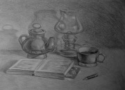 Rysunek, martwa natura