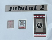 Naklejki rowerowe Romet Jubilat 2 sitodruk Romet składak Wigry 3 PRL