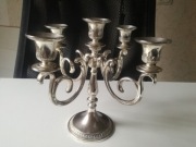 STARY KANDELABR  NA 5 ŚWIEC ..BMFN  PLATER  ..NIEMCY !!