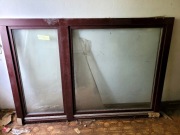 okno drewniane 208x144 cm dwuskrzydłowe szyba zespolona podwójna