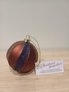 bombka choinkowa, bombka z brokatem, ozdoby choinkowe