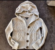 *** GAP warkocz sweterek z katarem, r.134+ ***