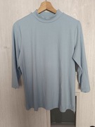 Koszulka damska prążkowana kolor błękitny firma ESMARA rozmiar L