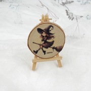 Plaster drewna pod kubek - zawieszka - Heksa