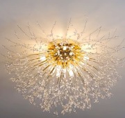 Lampa Wisząca LED: Kryształowe Kwiatuszki 10-15m2 NOWA Cena z Wysyłką
