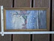 Obrazy olej na drewnie 