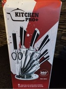 Zestaw noży kuchennych na stojaku Kitchen Pro+,nowy