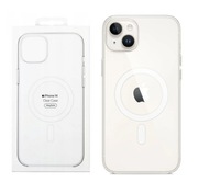 ORYGINALNE ETUI APPLE CLEAR CASE MAGSAFE na iPHONE 15 / 14 / 13 BEZBARWNY