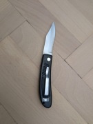 Nóż sprężynowy składany Fory Triumph czarny EDC 19cm