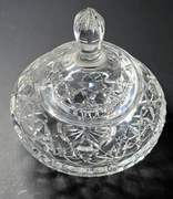 Cukiernica - Bombonierka kryształowa PRL