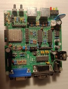 Płytka terminala RS232 VGA PS/2 uTerm2s ESP32 FabGL sprawna