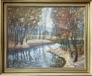 Obraz Jerzy Pogorzelski Pejzaż jesienny 