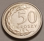50 gr groszy 2012r. nakład 12.000.000 szt.