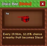 Disco Bee | Grow a Garden | Roblox | Exclusive Pet