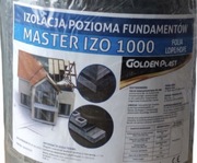 FOLIA FUNDAMENTOWA IZOLACJA POZIOMA FUNDAMENTÓW MURU 0,25 m x 30 m