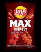 Chipsy lays karbowane deep cut paprykowe 120g
