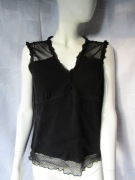 Z1/73 Czarna bluzka siateczka 