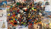 LEGO instrukcje + klocki Kazi Cobi inne figurki mix 9kg