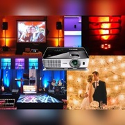 Projektor ekran, oświetlenie LED - wynajem sprzętu