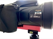 Nikon P1000 P1100 Quick Release Plate kolor czarny mocowanie statyw