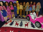 Zestaw 11 lalek Barbie + auto gratis Modne przyjaciółki Fashionistas 
