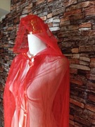 Szlafrok z kapturem siatka nowy 