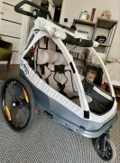 Przyczepka rowerowa Lionelo Cama wózek spacerowy