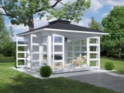 DOMEK 4x4 ALTANA 4x4 altana szklana 5x5 domek 3x3 MDN10B