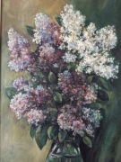 Obraz Bzy w  ramie Martwa natura Jan Nieborak110 x 59,5