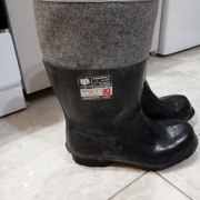 Buty bezpieczne gumowo filcowe r.42, wkładka 26, 5 cm 