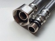 Wężyki przyłączeniowe baterii - 2 sztuki, 35 cm, nowe.