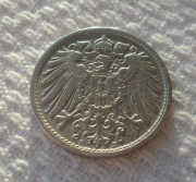 Niemcy Cesarstwo Kaiser Wilhelm II 10 fenigów 1904 D München Bawaria KM# 12