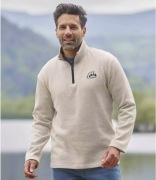 Bluza męska z moltonu z suwakiem Atlas for Men Winter Forest polar M2149 L 