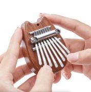 Mini Kalimba 8-klawiszy kciuk pianino przenośne dla dzieci prezent