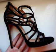 Buty wysokie szpilki czarne Kazar 40