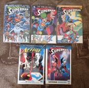 Superman zestaw 5 tomów Man of Steel + Rebirth DC PL/EN