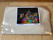 obraz do malowania po numerach KOT i Motyl 40x50cm z ramą na PREZENT