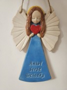 Ceramiczny aniołek, dzień dziadka